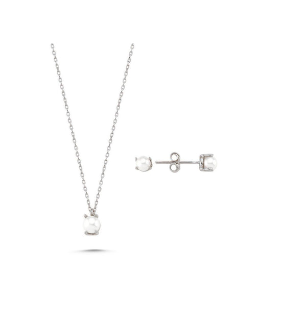 İncili Küpe Kolye İkili Set | | Birinci1926