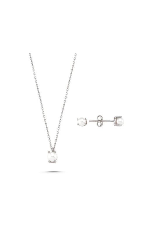 İncili Küpe Kolye İkili Set | | Birinci1926