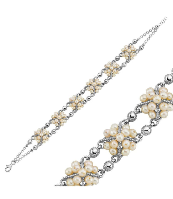 Piramit Model Doğal İnci Bileklik | | Birinci1926