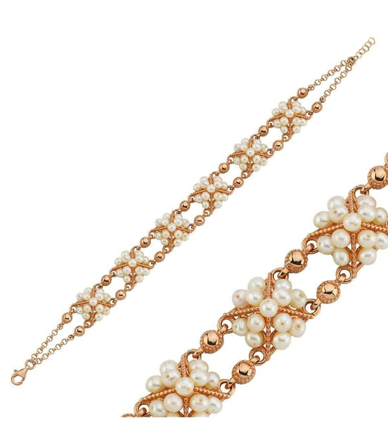 Piramit Model Doğal İnci Bileklik | | Birinci1926