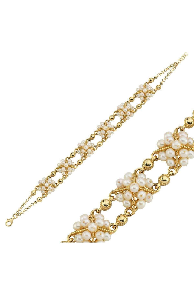 Piramit Model Doğal İnci Bileklik | | Birinci1926