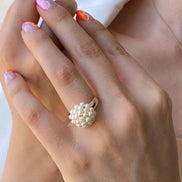 Prenses Model Doğal İnci Küpe Kolye Bileklik Yüzük Dörtlü Set | | Birinci1926