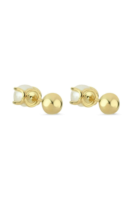 İkili Tragus Doğal İnci Çift Taraflı Top Piercing | | Birinci1926