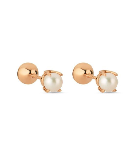 Double Tragus Natural Pearl Double Tarafli Top Piercing