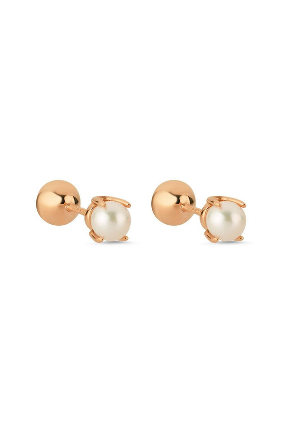Double Tragus Natural Pearl Double Tarafli Top Piercing