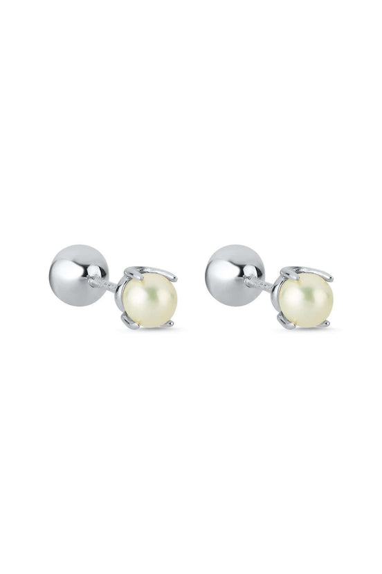 Double Tragus Natural Pearl Double Tarafli Top Piercing