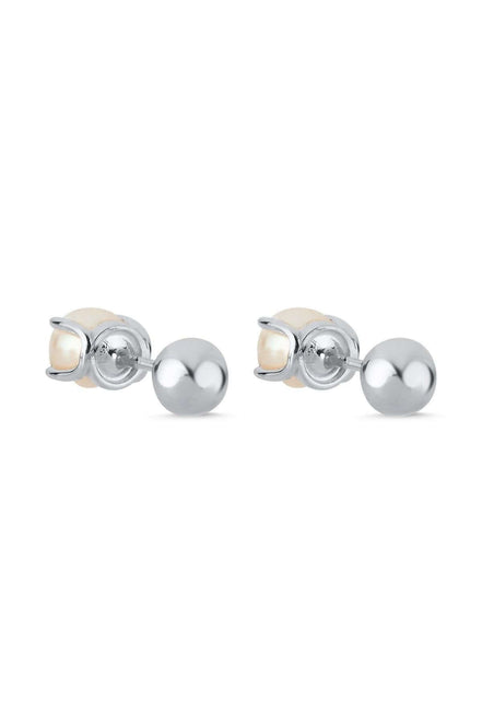İkili Tragus Doğal İnci Çift Taraflı Top Piercing | | Birinci1926