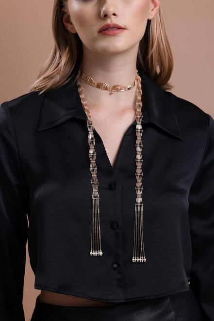 Rod Design Natural Pearl Shawl