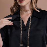 Rod Design Natural Pearl Shawl
