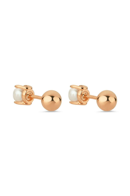 İkili Tragus Doğal İnci Çift Taraflı Top Piercing | | Birinci1926