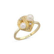 Oyster Natural Pearl Ring