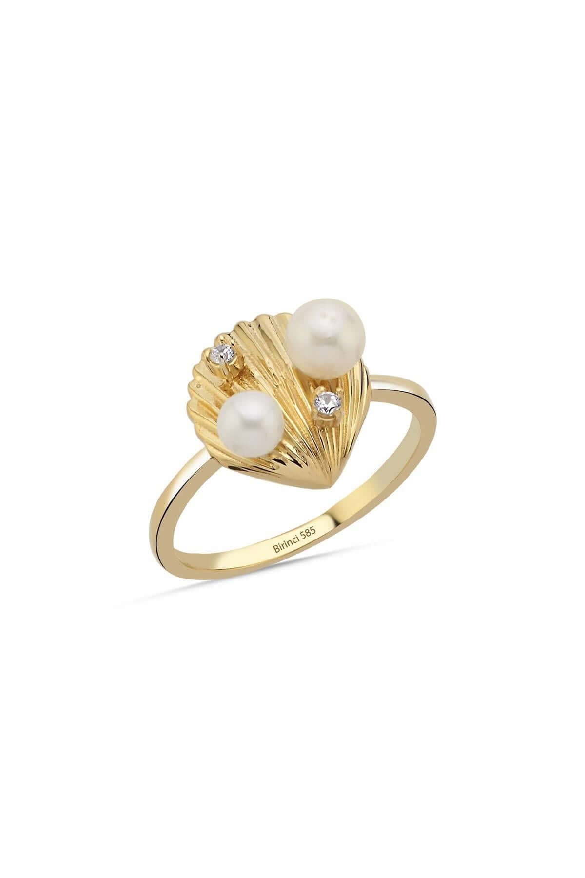 Oyster Natural Pearl Ring