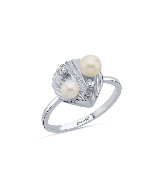 Oyster Natural Pearl Ring
