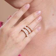 Medium Natural Pearl Ring