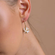 Piramit Model Doğal İnci Küpe | | Birinci1926