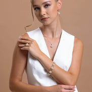 Piramit Model Doğal İnci Küpe | | Birinci1926