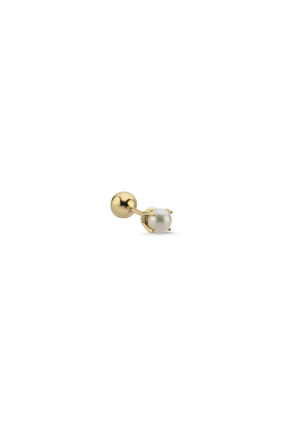 Tragus Doğal İnci Çift Taraflı Top Piercing | | Birinci1926