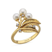 Olive Branch Natural Pearl Ring