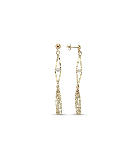 Slice of Baklava Natural Pearl Puskul Earring