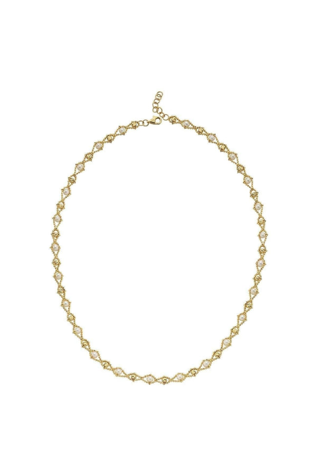 Drop Design Natural Pearl Necklace