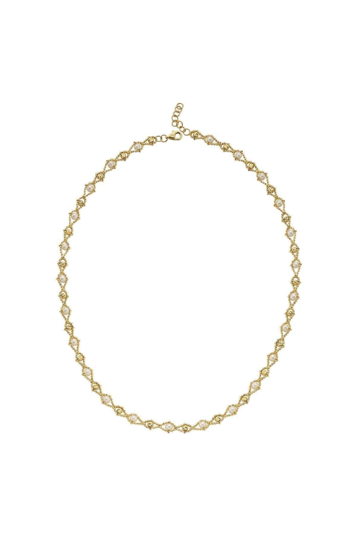 Drop Design Natural Pearl Necklace