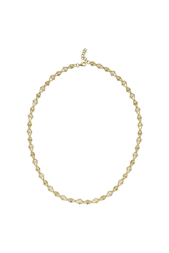 Drop Design Natural Pearl Necklace