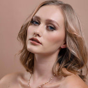 Drop Design Natural Pearl Necklace