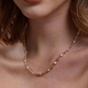 Drop Design Natural Pearl Necklace
