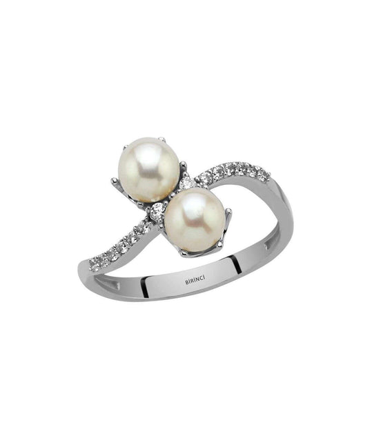 İkili Doğal İnci Yüzük | | Birinci1926