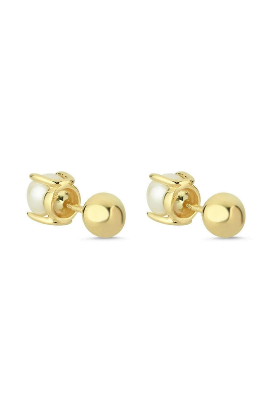 İkili Tragus Doğal İnci Çift Taraflı Top Piercing | | Birinci1926