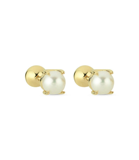 İkili Tragus Doğal İnci Çift Taraflı Top Piercing | | Birinci1926