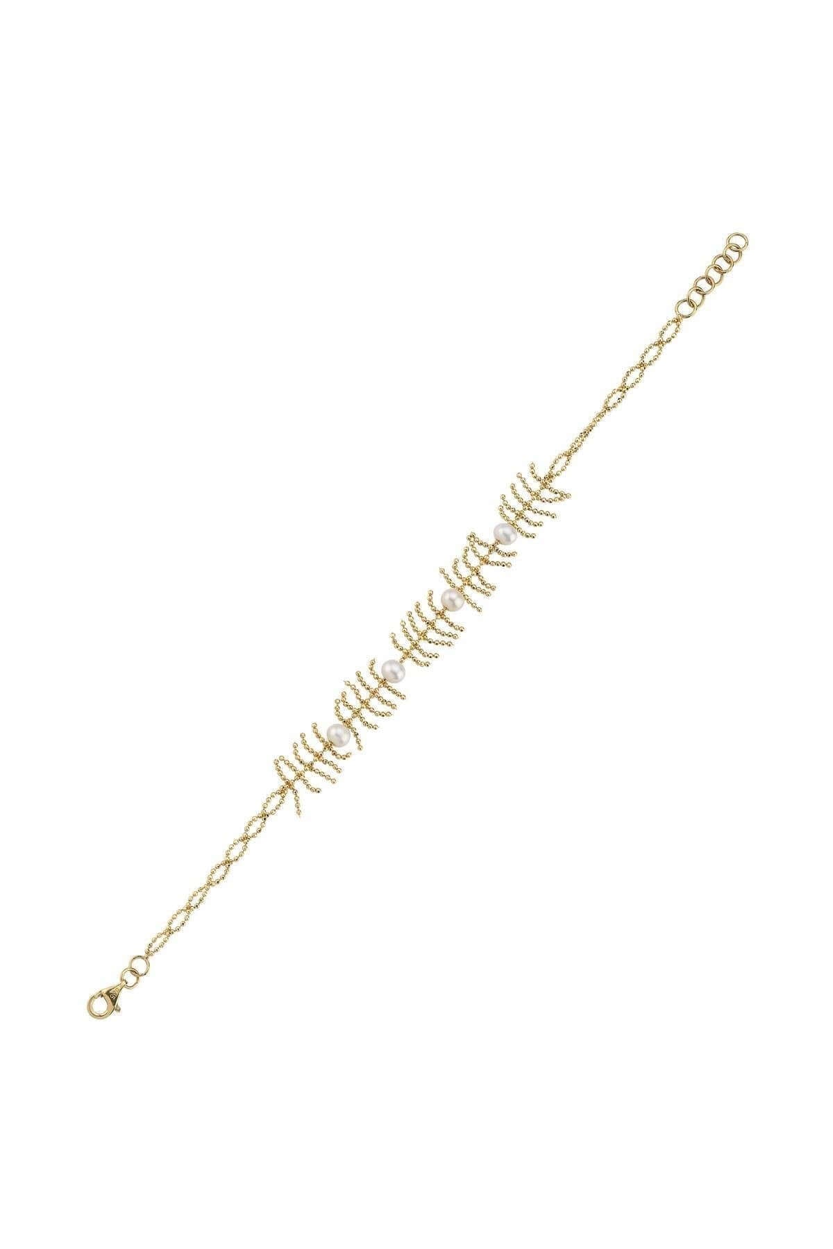 Bone Model Natural Pearl Bracelet