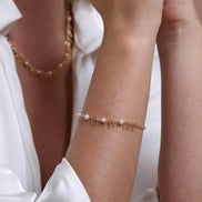 Bone Model Natural Pearl Bracelet