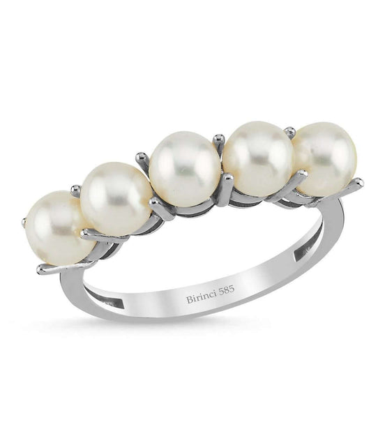 Large Beş Doğal İncili Yüzük | | Birinci1926