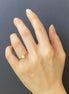 Medium Natural Pearl Solitaire Design Ring