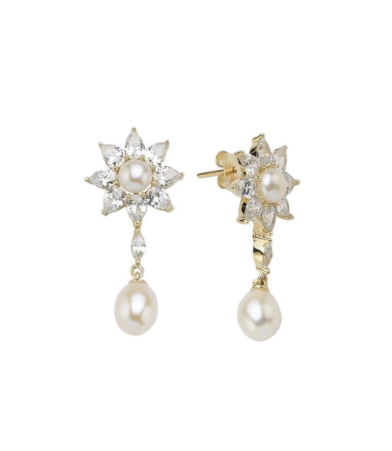 Daisy Design Natural Pearl Earring