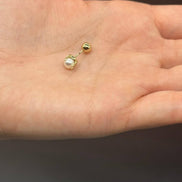 Tragus Doğal İnci Çift Taraflı Top Piercing | | Birinci1926