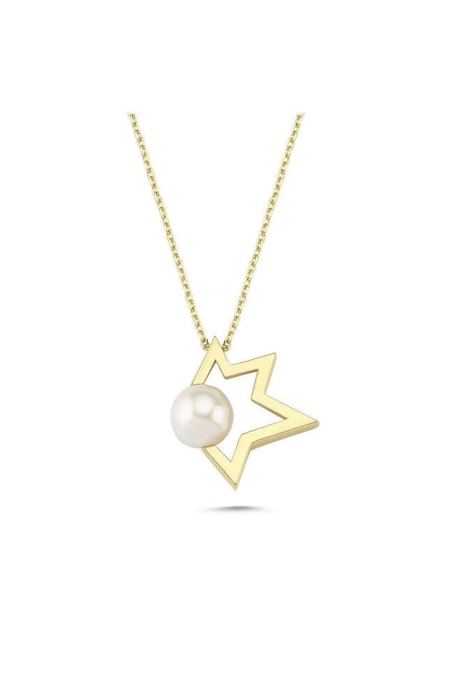 Yarım Yıldız Doğal İncili Kolye | | Birinci1926