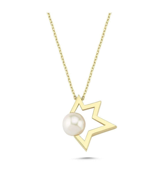 Yarım Yıldız Doğal İncili Kolye | | Birinci1926