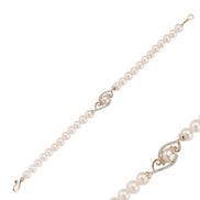 Zirkon Taşlı Doğal İnci Bileklik | | Birinci1926