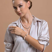 Zirkon Taşlı Doğal İnci Bileklik | | Birinci1926