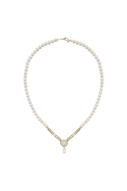 Baget Taşlı Doğal İnci Kolye | | Birinci1926