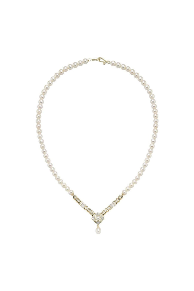 Baget Taşlı Doğal İnci Kolye | | Birinci1926