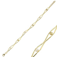 Slice of Baklava Doriko Toplu Doğal İnci Bileklik | | Birinci1926