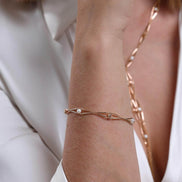 Slice of Baklava Dorika Natural Pearl Bracelet