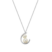 Double Natural Pearl Necklace
