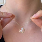 Double Natural Pearl Necklace