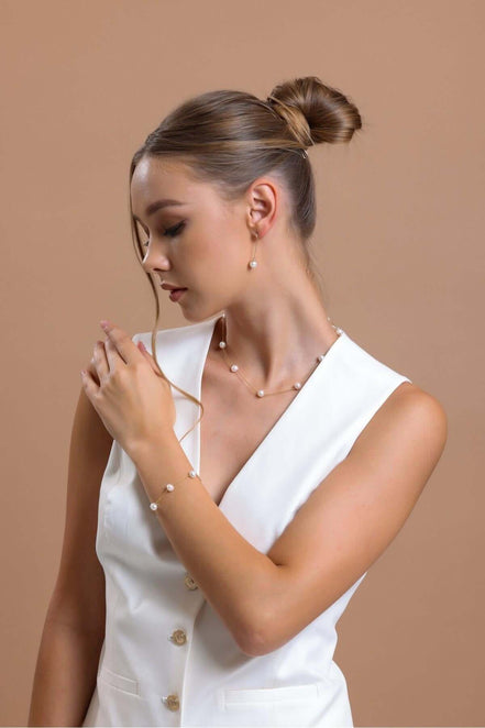 Crispy Natural Pearl Bracelet