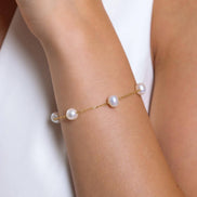 Crispy Natural Pearl Bracelet