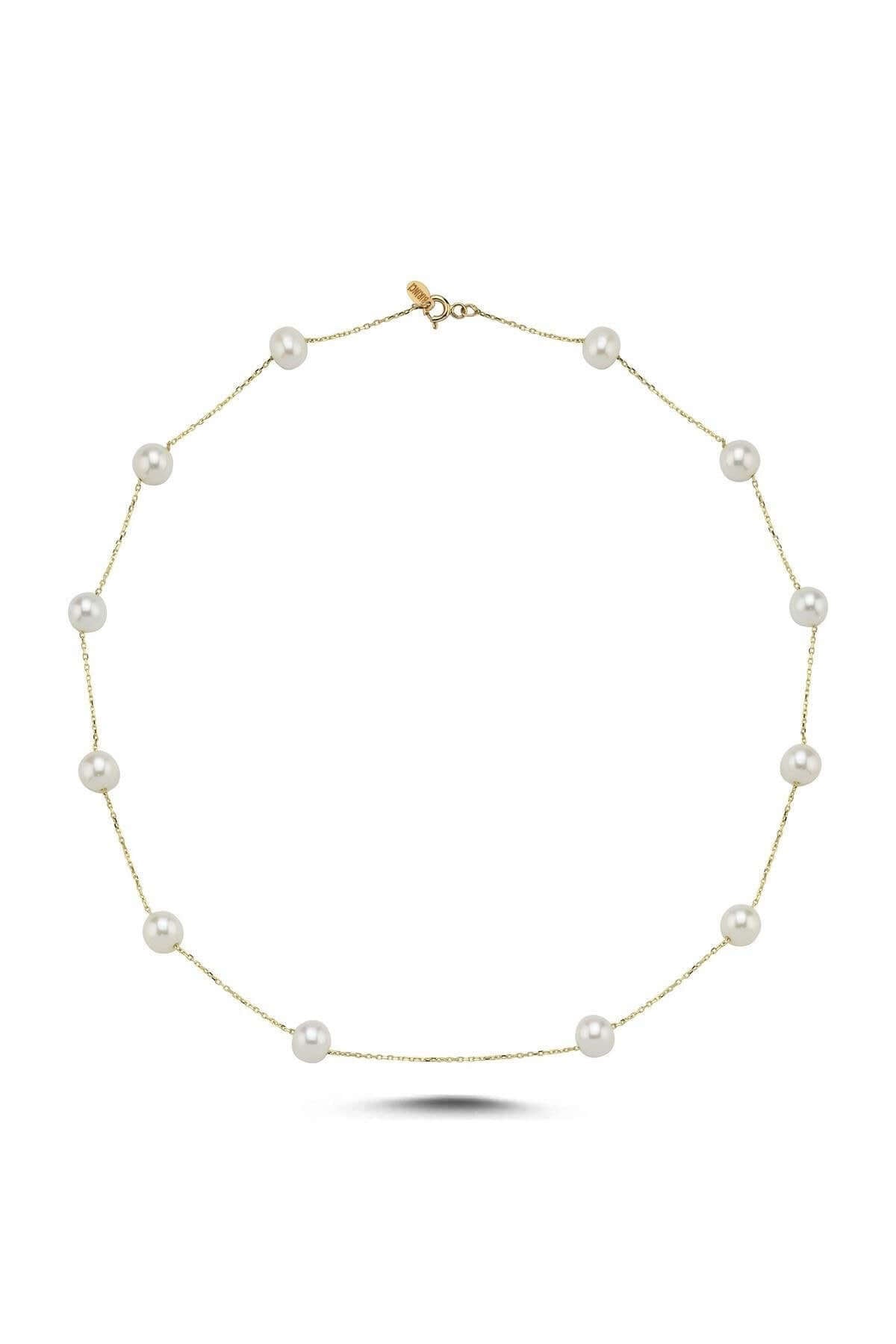 Crispy Natural Pearl Chain Necklace